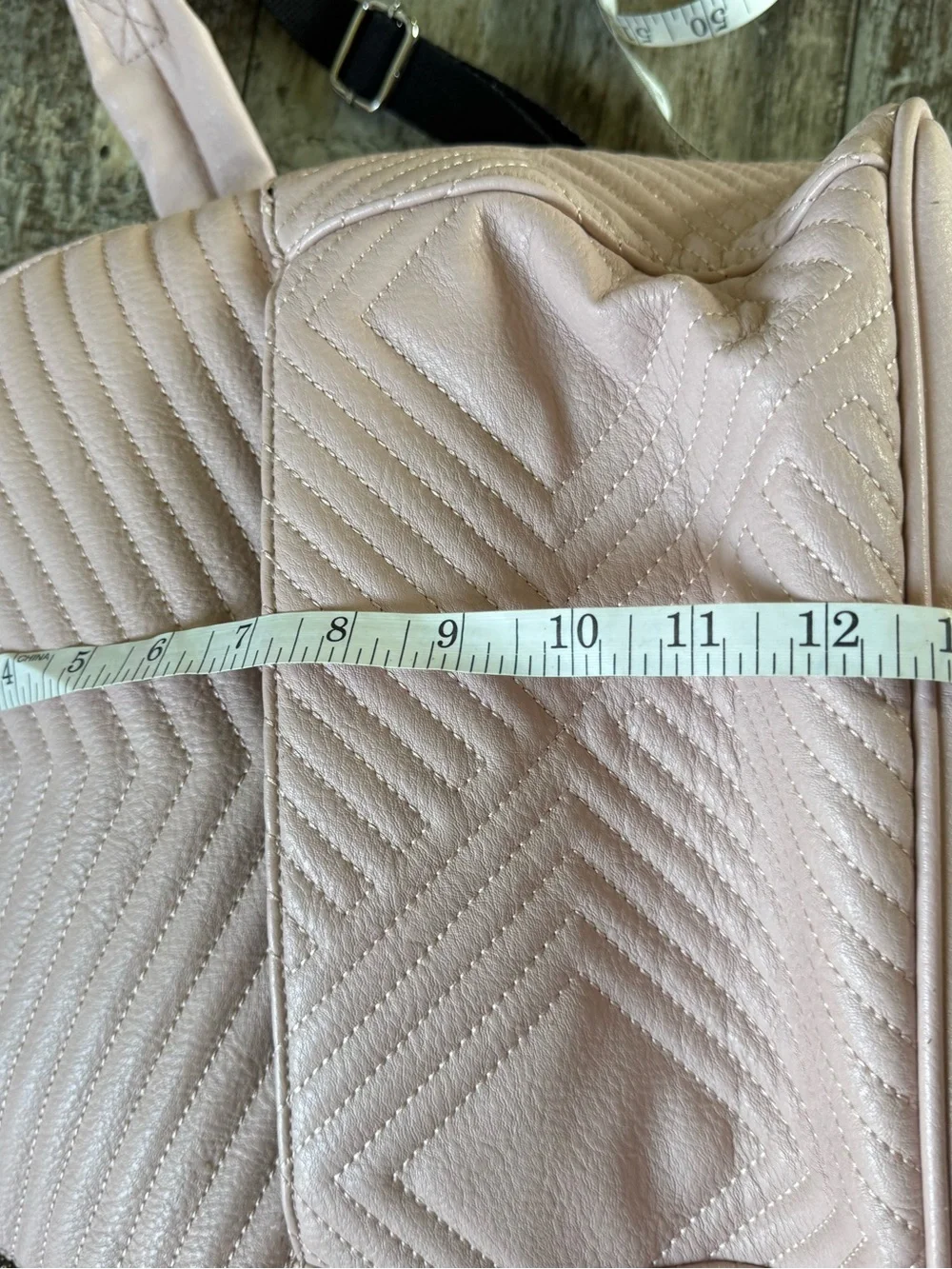 Steve Madden pink quilted faux leather backpack